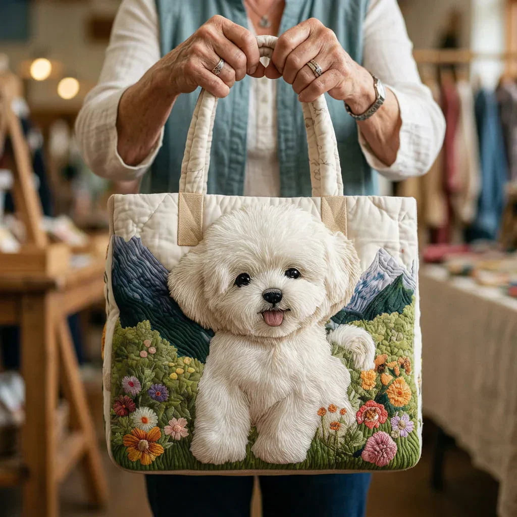 תיק קווילט בעבודת יד לכלבים מכושפים